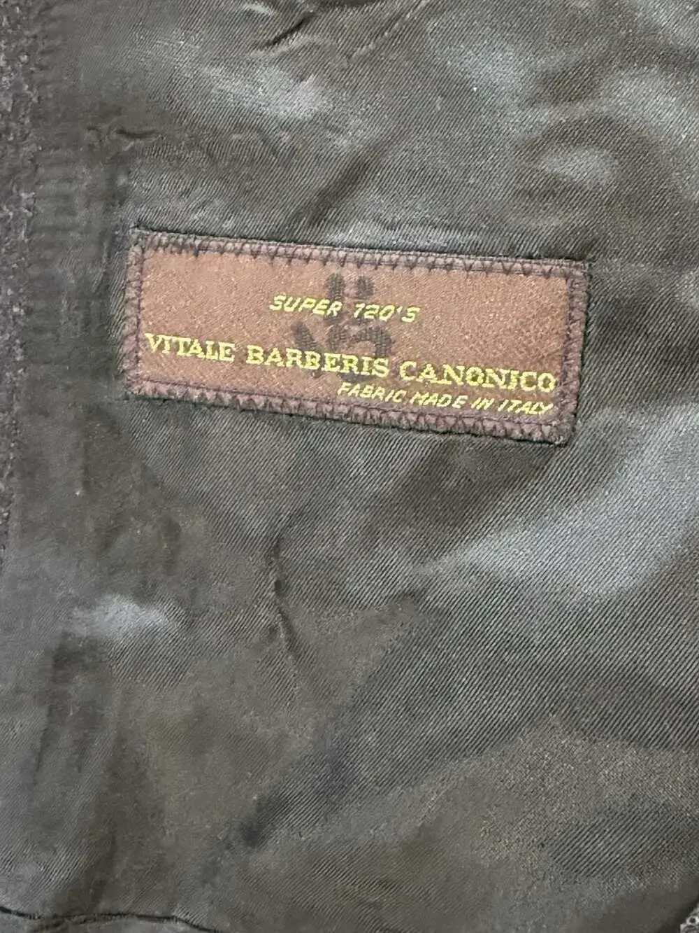 Vitale Barberis Canonico Super 120s Italian Wool Blazer